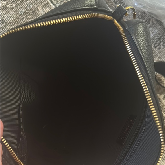 FURLA Black Leather Crossbody Bag - Picture 7 of 8